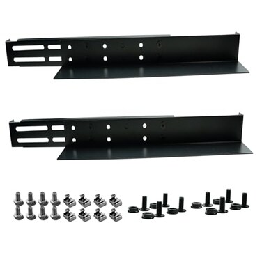 Suprwin 1U Server Rack Rails Universal Rack Mount Rails Fit for Dell Compaq Hp IBM APC 4Post Server Rack Shelf Rail 17279 Adjustable Depth110 Lbs Capacity