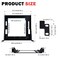 GeeekPi Mini ITX Shelf 1U Rack 787 Depth Support MiniITX MotherboardSuper6C for 10 Inch Server Rack RackMate T1T0 Rackmount