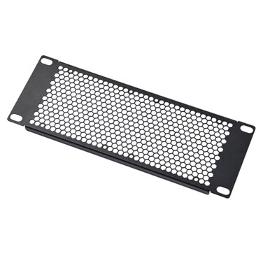 GeeekPi Vented 10 inch 2U Blank Panel Metal Rack Mount for DeskPi RackMate T1T0T2T0 PlusT1 PlusTL1 10 Inch Server RackNetwork Cabinet for Installation of 7cm or 8cm Fan