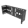 JINGCHENGMEI 4U Universal VESA LCD Monitor Mounting Bracket for 19 inches Server Rack or Cabinet Black MMB