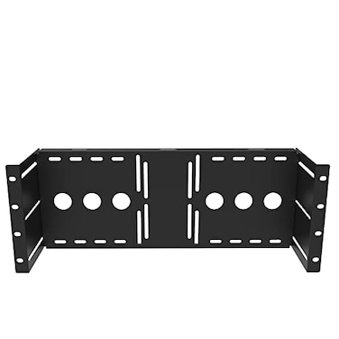 JINGCHENGMEI 4U Universal VESA LCD Monitor Mounting Bracket for 19 inches Server Rack or Cabinet Black MMB