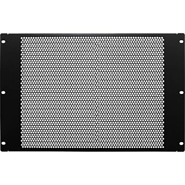 NavePoint 7U Blanking Panel Perforated Flanged 19 inch Wide Network Server Rack or Server Cabinet Filler Panel Steel Hardware Included