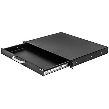 NavePoint Navepoint Rack Mount Drawer for 19Inch Server Cabinet Case Or DJ with Lock and Key 1U Black