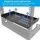 QiaoYoubang 2 Pcs of 1U Universal Rack Shelf 12 Deep Vented Cantilever Rack Tray for 19 Networking Cabinet or Rack Black 2 Pcs 12 inches 2 Pcs