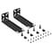 PhyinLan Rack Mount Kit for 87 inch Switches Adjustable Rack Ears for Netgear Cisco DLink TRENDnet and HP Products Mount 87 Wide to 19 Equipment Adjustable Hole Distance 1430mm