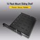 RAISING ELECTRONICS Raising Electronics Sliding Rack Server Shelf 1U 19 4 Post Rack MountAdjustable 1522
