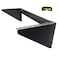 JINGCHENGMEI 4U19 Inch Vertical Wall Mount Patch Panel Bracket and Heavy Duty 125 lbs Capacity Wall Mountable Server Rack 4U150