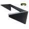 JINGCHENGMEI 4U19 Inch Vertical Wall Mount Patch Panel Bracket and Heavy Duty 125 lbs Capacity Wall Mountable Server Rack 4U150