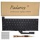 Padarsey Replacement Keyboard Compatible with MacBook Pro 16 inch with Touch Bar A2141 Released 2019 US LayoutKeyboard ScrewsScrewdriver