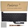 Padarsey Replacement Keyboard Compatible with MacBook Pro 16 inch with Touch Bar A2141 Released 2019 US LayoutKeyboard ScrewsScrewdriver