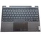 LTPRPTS Replacement Laptop Upper Case Palmrest Keyboard Assembly Part for Lenovo Chromebook 100E 2th AST 5CB0Z21474 Black
