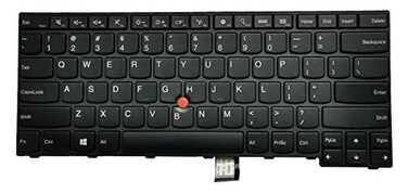 Errum Replacement Keyboard for Thinkpad E450 E450c E455 E460 E465 US Layout Laptop Keyboard NonBacklit Function