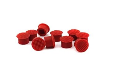 CCYO 6 PCS TrackPoint Keyboard Mouse Red Cap Soft Dome Laptop Pointer for IBM Lenovo ThinkPad
