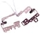 Deal4GO Right Left LCD Screen Hinges kit Replacement for HP Pavilion 15AC 15AY 15AF 15AJ 15BA 15AC121DX 250 G4 255 G4
