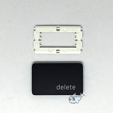 Dolphin.dyl Dolphindyl DolphinTek Replacement Individual Key Cap for US MacBook Pro A1706 A1707 A1708 Key Cap with Hinge Delete