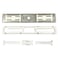SAMXI Laptops Spacebar Key Cap and Hinge and Base Gasket for MacBook Pro 13 A1706 A1708 15 A1707 2016 201712 A1534 2017 A1932 A1989 A1990 A2159