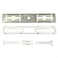 SAMXI Laptops Spacebar Key Cap and Hinge and Base Gasket for MacBook Pro 13 A1706 A1708 15 A1707 2016 201712 A1534 2017 A1932 A1989 A1990 A2159