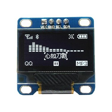DIYmall 096 OLED Module I2C IIC Serial 128X64 OLED Display Module SSD1306 Driver for Arduino 51 MSP420 STIM32 SCR Raspberry PI 1pc X White