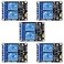 DWEII 5pcs 5V 2 Channel 5V Relay Module with Optocoupler Low Level Trigger Expansion Board Compatible with R3 MEGA 2560 1280 DSP ARM PIC AVR STM32 Raspberry Pi