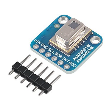 AITRIP 1PCS AMG8833 88 IR Thermal Camera Sensor AMG8833 Array Temperature Sensor Module for Arduino Raspberry Pi ESP8266