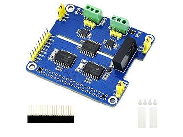 waveshare 2Channel Isolated CAN Bus Expansion HAT Compatible with Raspberry PiArduinoSTM322CH CAN HAT with MCP2515 SN65HVD230 Dual Chips SolutionMulti Onboard Protection Circuits
