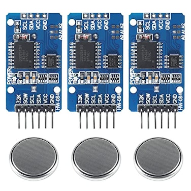 AITRIP 3PCS DS3231 Real Time Clock Module RTC Sensor High Precision AT24C32 IIC Timer Alarm Clock for Arduino Raspberry Pi