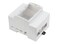 waveshare Waveshare Raspberry Pi 4 Case DIN Rail ABS Case Clear Top Window Large Inner Space Compatible with Various Raspberry Pi HATs