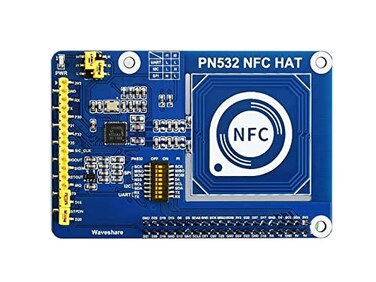 waveshare Waveshare PN532 NFC HAT Compatible with Raspberry Pi with I2C SPIUART Interface Comes with Online User Manual