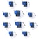 AITIAO 10Pcs RFID Kit Mifare RC522 RF IC Card Sensor Module MFRC522 RFID Reader Module Key Ring S50 White Card for Raspberry Pi
