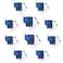 AITIAO 10Pcs RFID Kit Mifare RC522 RF IC Card Sensor Module MFRC522 RFID Reader Module Key Ring S50 White Card for Raspberry Pi