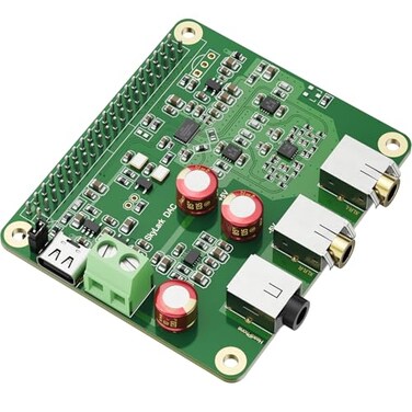 innomaker InnoMaker HiFi DAC Pro Hat with ES9038Q2M Chip for Raspberry Pi 543B3BZero HighResolution 384KHz32bit DSD512 Audio Card DAC Converter for Volumio Moode Headphone Balanced Output