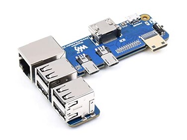waveshare Pi Zero to Raspberry Pi 3BB AdapterBased on Raspberry Pi Zero to Reproduce The Original Appearance of The 3B SeriesAlternative Solution for Raspberry Pi 3 Model BB