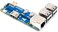 waveshare Raspberry Pi Zero to Pi 3B3B Adapter Connect Raspberry Pi ZeroWZero 2 W to Replace Raspberry Pi 3 Model B3B Compatible with Pi 3B3B Hats Support 1CH RJ45 Ethernet Port 10100 M Adaptive
