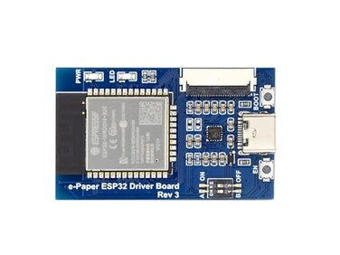 waveshare Waveshare Universal ePaper Driver Board with WiFiBluetoth SoC ESP32 onboard Support Various Waveshare SPI ePaper Raw Panels