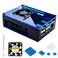 Miuzei Case for Raspberry Pi 4 with Fan Cooling 4 Pcs Aluminum Heat Sinks Case Compatible with Raspberry Pi 4 Model B