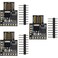 crazydiodes 3pcs Digispark Kickstarter ATtiny85 Module General Micro USB Development Board for Arduino