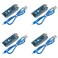 DORHEA 4PCS Dorhea for Nano V30 ATMEGA328P Module CH340C Chip 5V 16MHz Mini USB MicroController Board with USB Cable