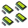 Shutao 4Pcs Electronics LCD2004 Module Display Monitor LCD2004 2004 20X4 5V Character Yellow Green Color LCD Screen LCD Display with IIC I2C Serial Interface Adapter Module