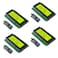 Shutao 4Pcs Electronics LCD2004 Module Display Monitor LCD2004 2004 20X4 5V Character Yellow Green Color LCD Screen LCD Display with IIC I2C Serial Interface Adapter Module