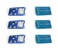 daier 6Pcs Micro SD Storage Board Mciro SD TF Card Memory Shield Module SPI for Arduino