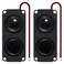 AEDIKO 2pcs 5W 8 Ohm Mini Speaker FullRange Double Cavity Advertising Machine Small Speaker 33V 5V with JSTPH25mm2 pin Interface