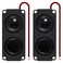 AEDIKO 2pcs 5W 8 Ohm Mini Speaker FullRange Double Cavity Advertising Machine Small Speaker 33V 5V with JSTPH25mm2 pin Interface