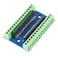 AITRIP 10PCS Nano Terminal Adapter Shield Expansion Board Compatible with Arduino Nano V30 AVR ATMEGA328PAU Module