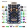 AITRIP 4PCS Pro Micro Atmega32U4 5V 16MHz Bootloadered IDE Micro USB Pro Micro Development Board Microcontroller Compatible with Pro Micro Serial Connection with Pin Header