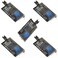 ANMBEST Anmbest 5PCS IIC I2C Serial Interface Board LCD1602 LCD2004 Blue Backlight LCD Display Adapter Plate PCF8574 Expansion Board for Arduino UNO R3 MEGA DIY Kit