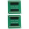 Create idea 2Pcs Green 30 Pin ESP32 Breakout Board Shield GPIO 1 Into 2 for 30PIN ESPWROOM32 Microcontroller Development Board 66x63mm