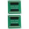 Create idea 2Pcs Green 30 Pin ESP32 Breakout Board Shield GPIO 1 Into 2 for 30PIN ESPWROOM32 Microcontroller Development Board 66x63mm
