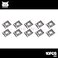 DEVMO 10PCS KY009 5050 Pwm RGB SMD LED Module 3 Color Light Compatible with Arduino MCU Raspberry GM