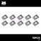 DEVMO 10PCS KY009 5050 Pwm RGB SMD LED Module 3 Color Light Compatible with Arduino MCU Raspberry GM
