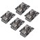 D-FLIFE DFLIFE 5pcs TypeC USB 5V 2A Boost Converter StepUp Power Module Lithium Battery Charging Protection Board Display USB for DIY Welding